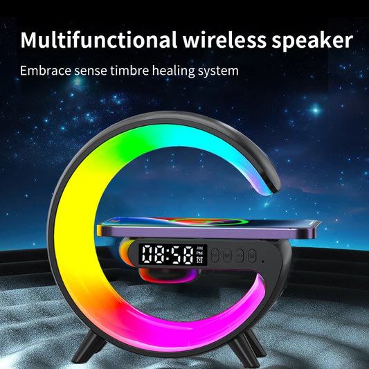 Wireless charging clock multifunction