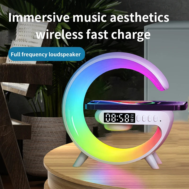 Wireless charging clock multifunction